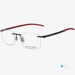 Porsche Design Eyewear 8341 | Stylish Rimless Eyeglasses Matte Black