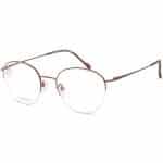 Lightweight Titanium Thin Round Eyeglasses | Stepper SI60212