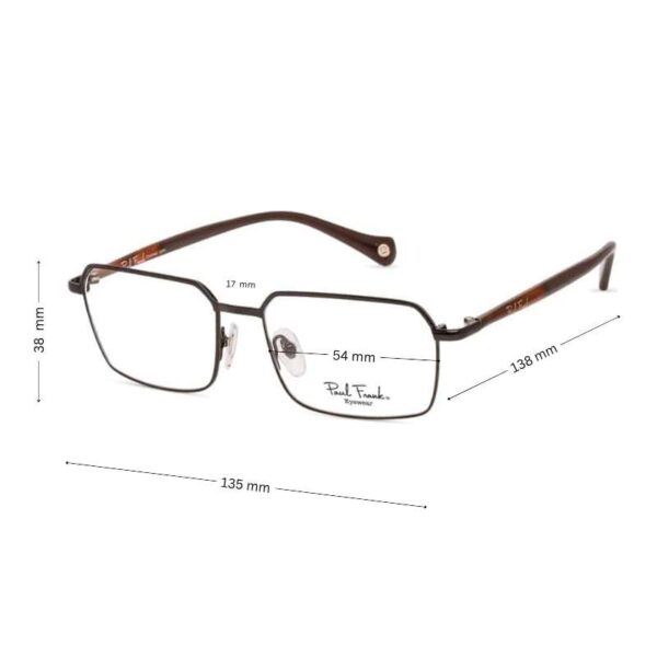 Classy Rectangular Men's Glasses | Paul Frank Eyewear | PFF8184 - Image 2