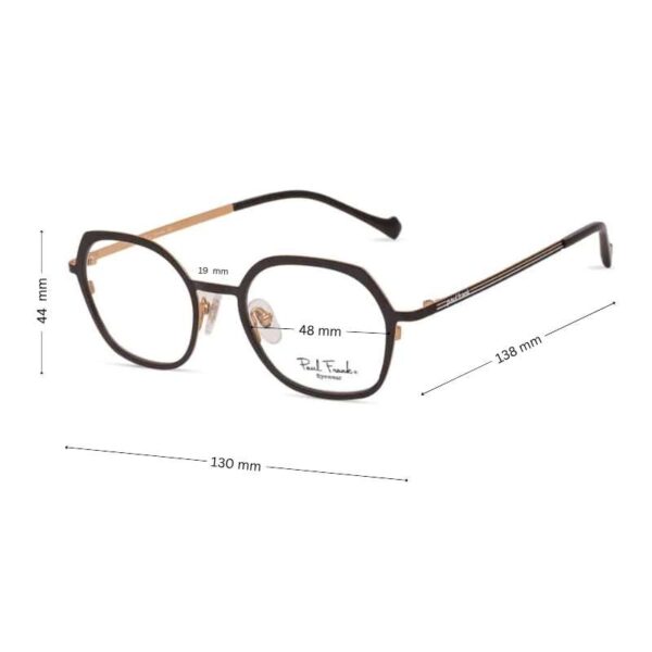 Modern Women's Hexagonal Glasses for Small Face | Paul Frank Eyeglasses | PFF8133 - Image 2