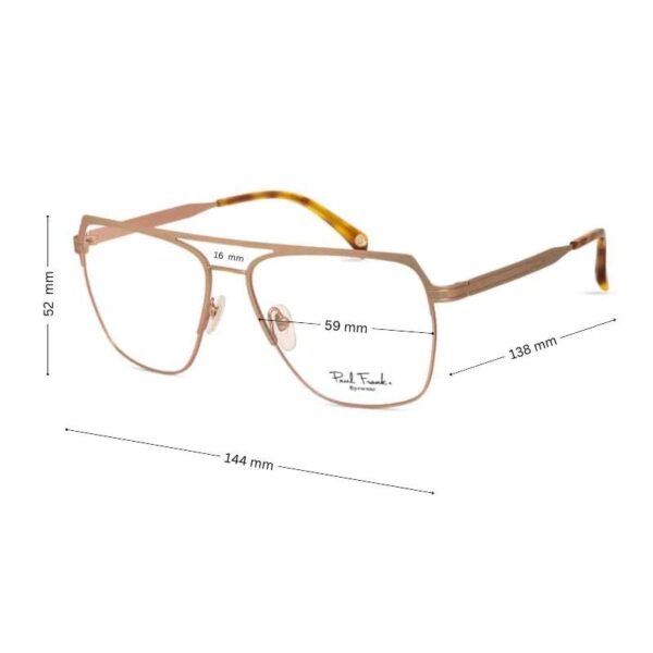 Men's Large Square Glasses with Double-Bar | Paul Frank Eyewear | PFF8146 - Image 2