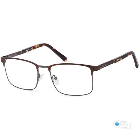 men's full metal square glasses