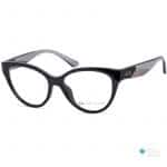 Armani Exchange AX3096U | Women's Stylish Large Cat-Eyeglasses Shiny Black