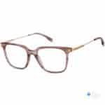 Women's Eyeglasses | Stylish Acetate Square Glasses with Metal Arms Crystal Brown