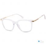 Women's Eyeglasses | Stylish Acetate Square Glasses with Metal Arms Clear