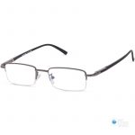 Metal Half-Rim Readymade Reading Glasses with Anti-Reflective Lenses