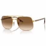 Ray-Ban Sunglasses RB3699 | Gold and Brown