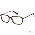 Police Eyewear VPLF82 ORIGINS NINETIES | Rectangle Acetate Eyeglasses Brown Havana