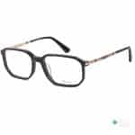 Police Eyewear VPLF82 ORIGINS NINETIES | Rectangle Acetate Eyeglasses Glossy Black
