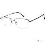 Lightweight Titanium Half Rim Glasses | Stepper Eyewear SI 60217