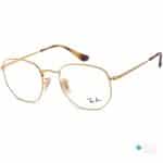 Rayban Frame RB6448 2500 | Hexagon Gold