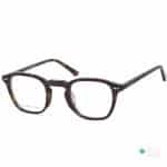 Unisex Acetate Eyeglasses for Small Face Brown Havana