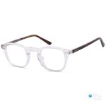 Unisex Acetate Eyeglasses for Small Face Clear