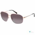Guess Men's Large Square Sunglass GU6973 | Gold Frame, Brown Gradient Lens
