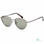 Guess Women's Round Sunglass GU5205 | Gunmetal Frame, Green Lens