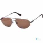 Police Sunglasses Octane 2 SPLF66 | Men's Brown Frame Sunglasses - Classic Elegance & Reliable Protection