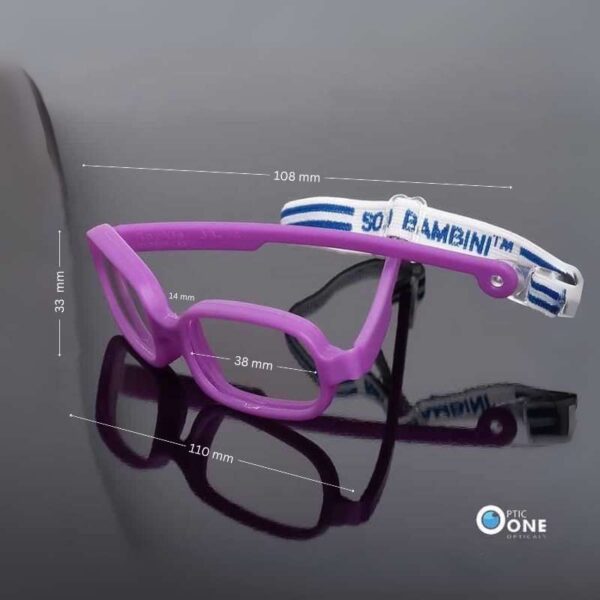 Sale! Solo Bambini Rookie 38/14 | Flexible & Un-breakable Glasses for Kids ( 5-7 Yrs.) - Image 2