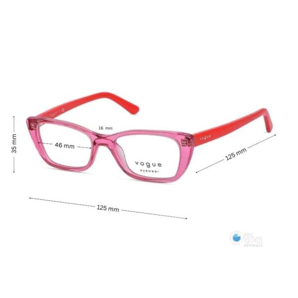 Vogue Kids Frame Pink/Red | Vogue VY2004 2836 - Image 2