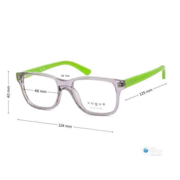 Vogue Kids Frame Crystal Gray/Green | Vogue VY2006 2820 - Image 2