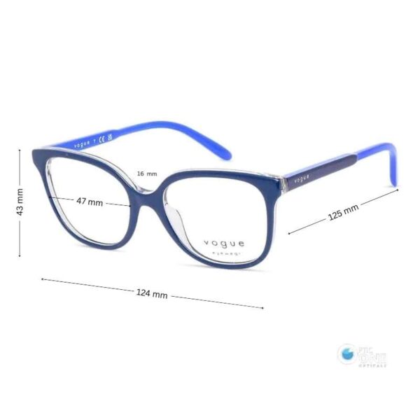 Vogue Kids Frame Blue | Vogue VY2012 2984 - Image 2
