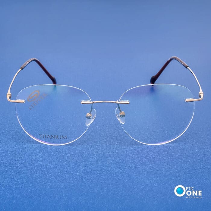 Buy Stepper SI-82286 Rimless Round Eyeglasses | Optic One UAE