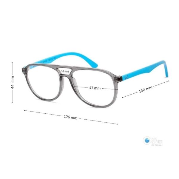 Kid's Diverso Frame | Lightweight, Slim & Durable Aviator Style for 7-10 Years - Image 2