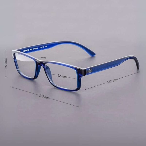 Men's Rectangle Eyeglass Frame | Compact , Stylish, Durable & Light - Image 2