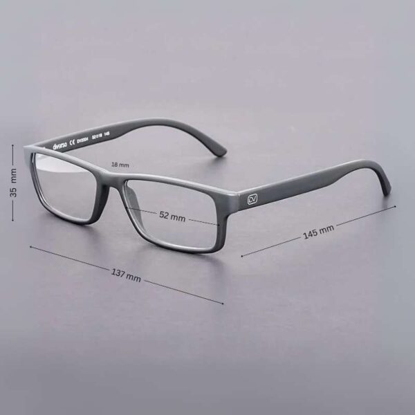 Men's Rectangle Eyeglass Frame | Compact , Stylish, Durable & Light - Image 2