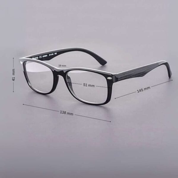 Diverso DV2201 Stylish Unisex Glasses Glossy Black 51mm for Young Adults - Image 3
