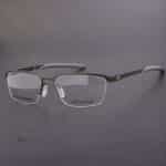 Under Armour Men's Half-Rim Eyeglasses | Navy Green with Green Temple Tips