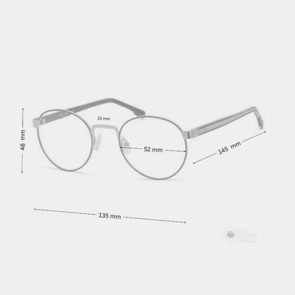 Stylish Round Glasses with Bold Style | Ideal for Broad Nose - Image 2