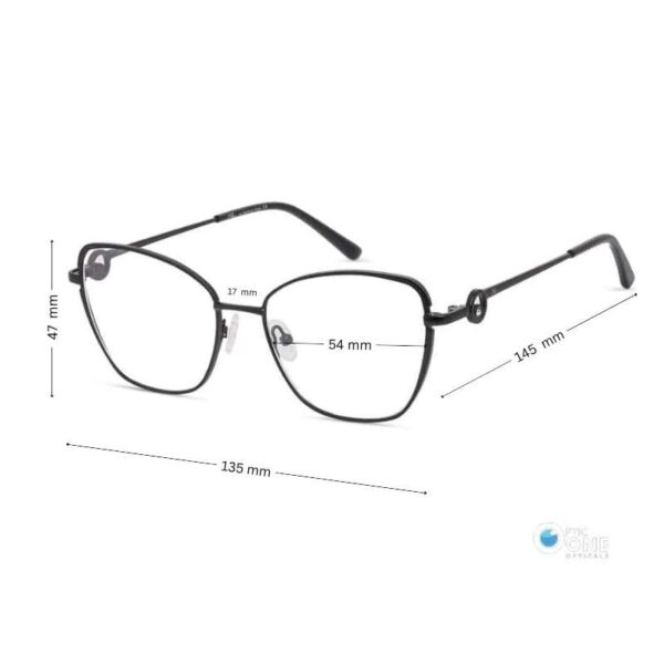 Women's Trendy Cat-Eye Glasses for Medium Face Sizes - Image 2