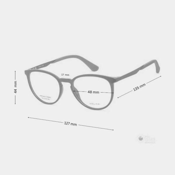 Police Eyewear VK120 Groove JR 2 | Kids Round Eyeglasses - Image 2