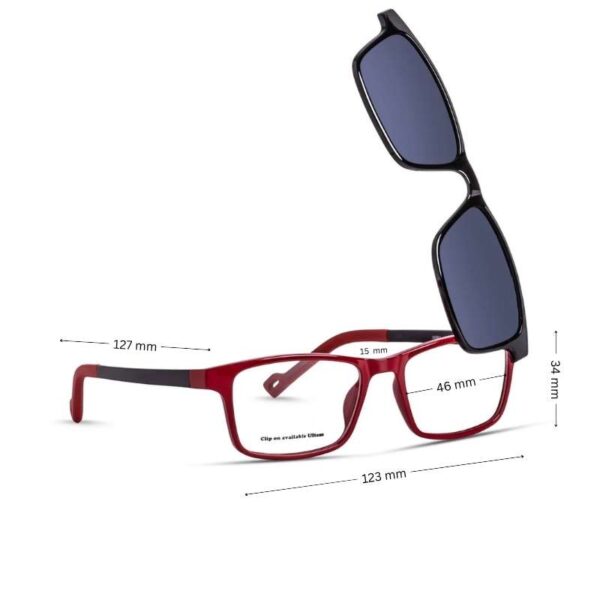 Kids Clip-On Glasses Reactance Shape   For 6-8 Years - Image 2