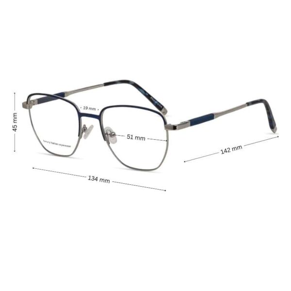 Women's Fashion Eyewear | Trendy & Cool Eyewear for Women  Silver-Blue - Image 2