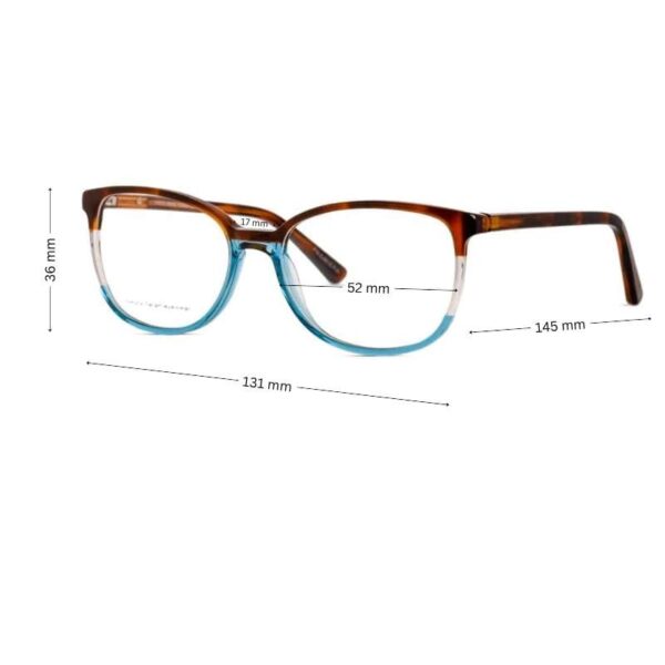 Women's Eyeglasses | Dual Color Cute Glasses for Women | Women's Eyeglass Styles - Image 2
