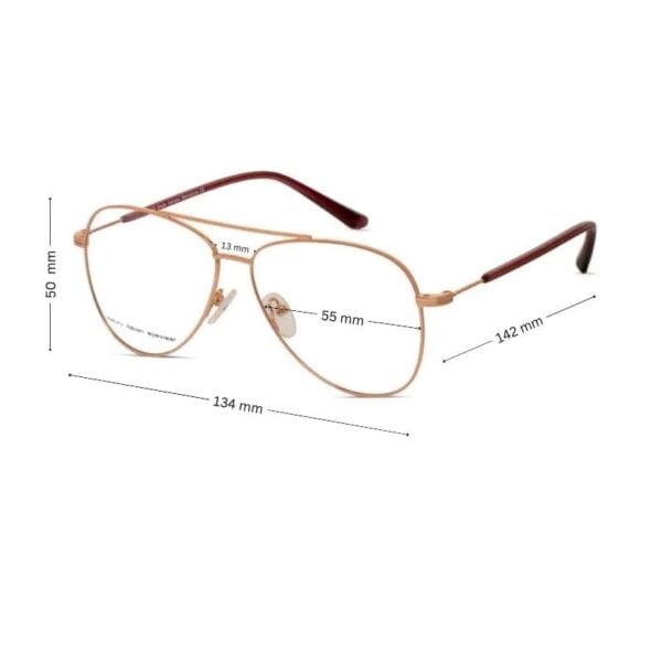 Aviator Glasses | Unisex | Stylish Full Rim Aviator Glasses - Image 2