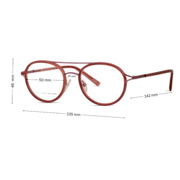 Round Eyeglass with Double Bridge | Unisex | Eyeglass Styles - Image 2