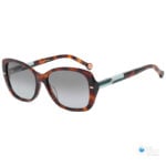 Carolina Herrera Women's Sunglasses HER 0176/G/S PHWIB | Brown Havana Frame, Gradient Grey Lenses