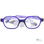 Little Demetz Eyeglasses Hexagon for Girls | Eyewear for 4-5 Years - Blue/Purple