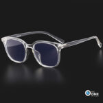 Unisex Lightweight Clear Square Glasses