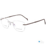 Stepper Titanium Women's Stylish Lightweight Rimless Glasses in Silver SI98864