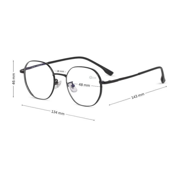 Women's Lightweight Eyeglasses Black - Image 2