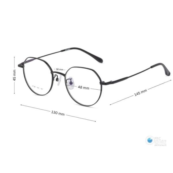 Stylish and Durable Eyeglass Frames for Ladies - Lightweight Crown-Shaped Eyewear - Image 2