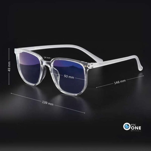 Trendy Transparent Frame for Glasses | Stylish clear glasses for men & women - Image 2