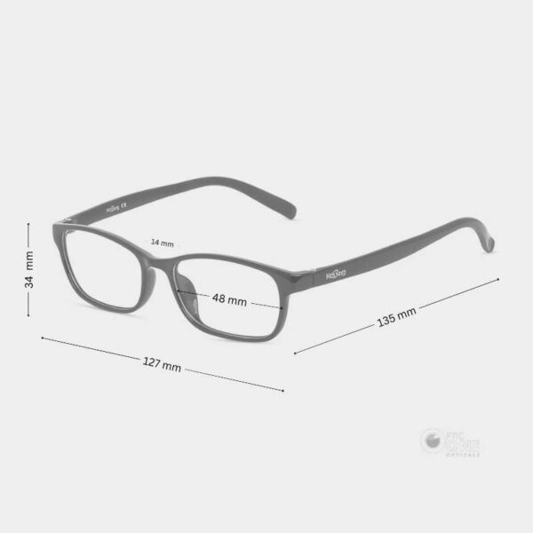 KidsBerg Eyeglasses for Kids in Transparent Brown Color - Image 2