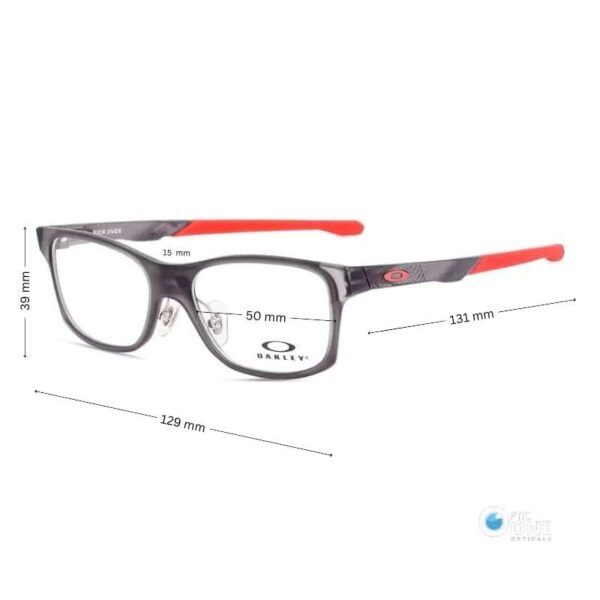 Oakley KICK OVER OY8025D | Oakley Eyeglasses with Nose Pad | Black Ink Frame | 50 mm in Size - Image 2