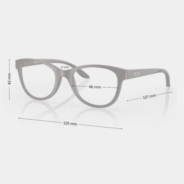 Oakley OY8022 Humbly Junior Glasses | Oakley Glasses for Girls | Satin Black Frame - Image 2