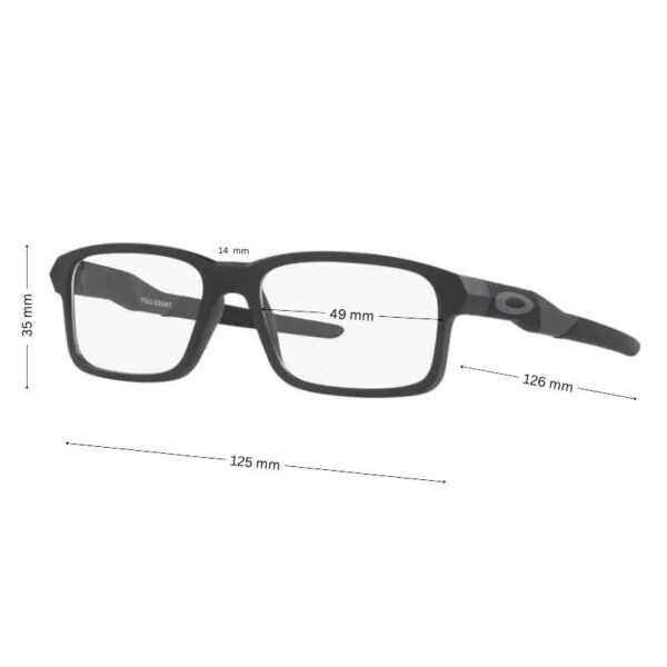 Oakley Full Count XS (Youth Fit) OY8013 | Oakley Eyeglasses for Kids | Satin Black Frame | 49 mm in Size - Image 2