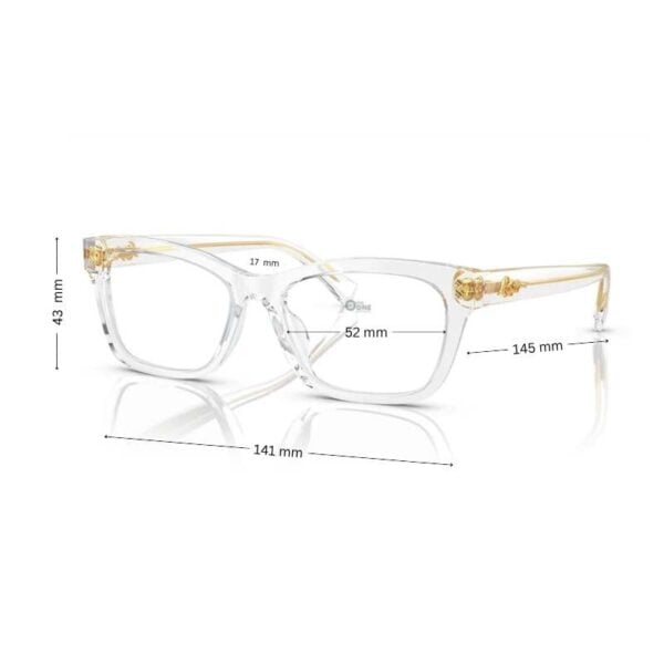 Ralph Lauren RA7154U Women’s Cat-Eye Glasses Clear 52 mm - Image 2